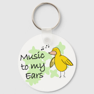 Music to My Ears Keychain