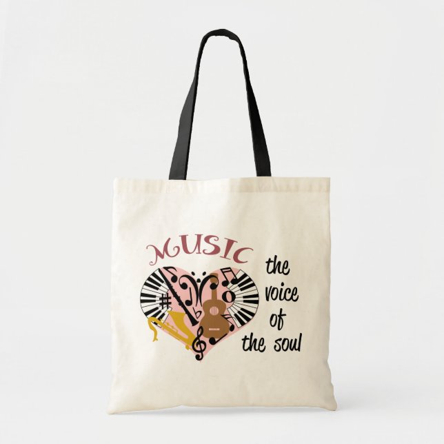 Music Tote Bag (Front)