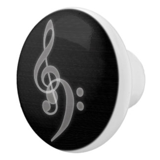 Music - Treble and Bass Clef Knob