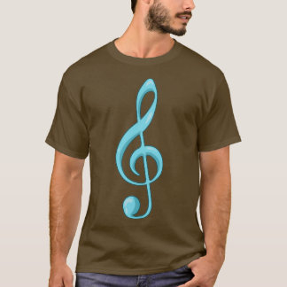 Music Treble Clef Piano Guitar T-Shirt