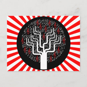 music tree postcard
