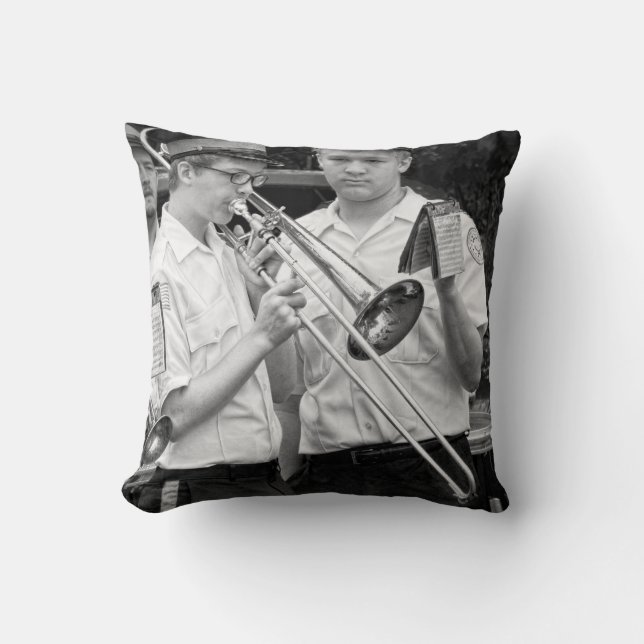 Music - Trombone - A helping hand Cushion (Front)