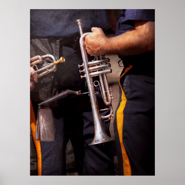 Music - Trumpet - Police marching band Poster (Front)