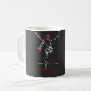 Music Typography Art Modern Music Lover Design Coffee Mug