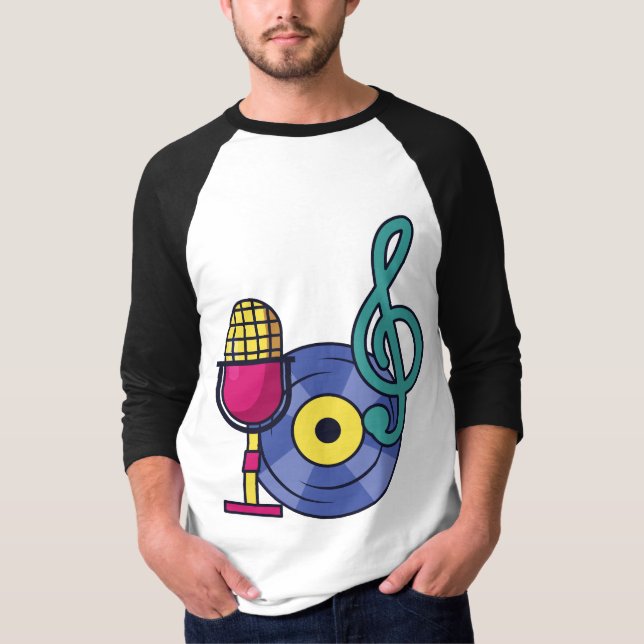 Music Vibes Graphic Tee (Front)