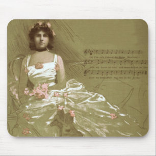 music victorian mouse mat
