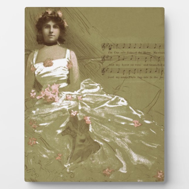 music victorian plaque (Front)