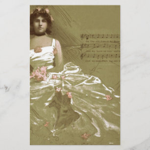 music victorian stationery