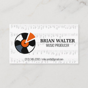Music Vinyl Business Card