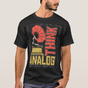 Music Vinyl Musican Record Store Music Lover Vinyl T-Shirt