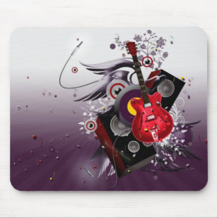 music-wallpaper mouse mat