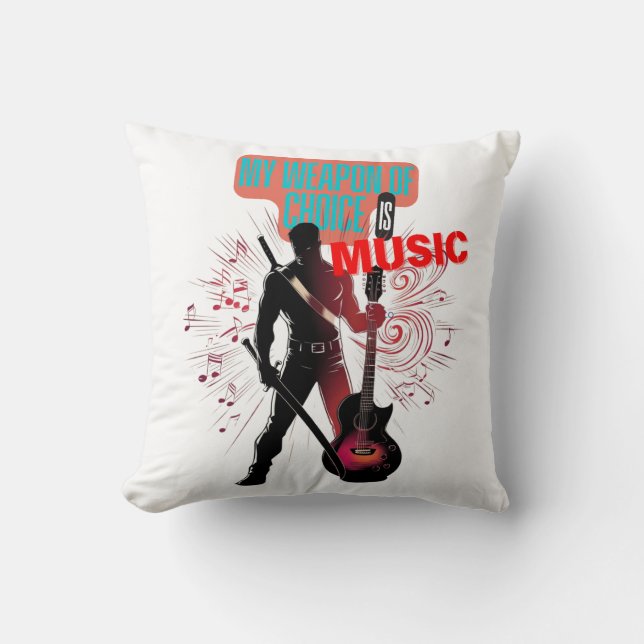 Music Warrior Cushion (Front)