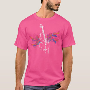 Music Wave Retro Cello T-Shirt