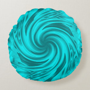 Music waves.... round cushion