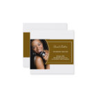 Music Wedding Singer Photo Business Card