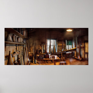 Music - Where the record player was born  PANO Poster