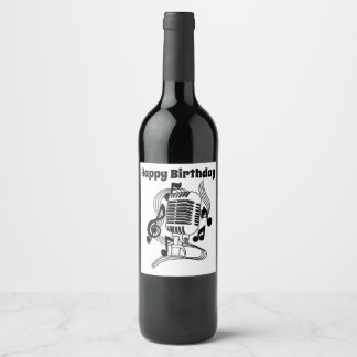 Music Wine Label