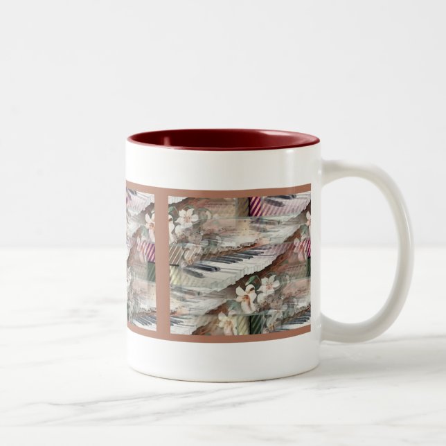 Music with Flowers Mug (Right)