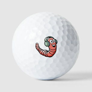 Music Worm Golf Balls
