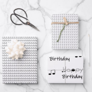 Music wrapping paper