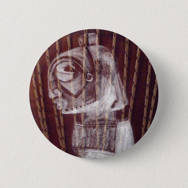 musica swipes in 6 cm round badge (Front)