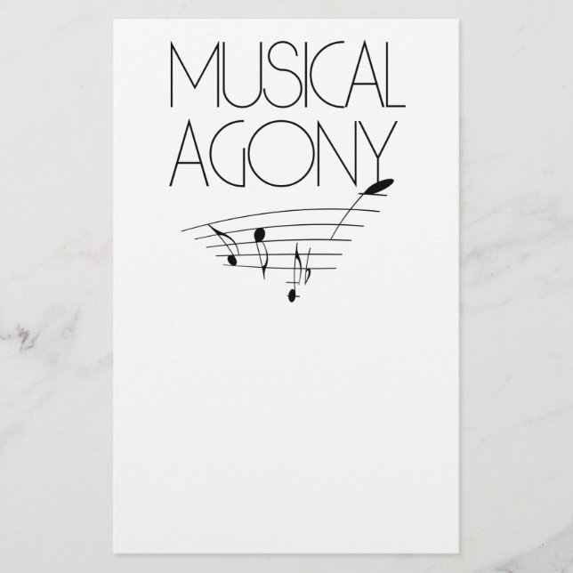 Musical agony flyer (Front)