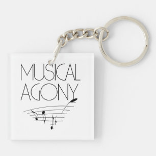 Musical agony key ring
