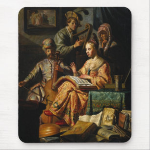 Musical Allegory Mouse Mat