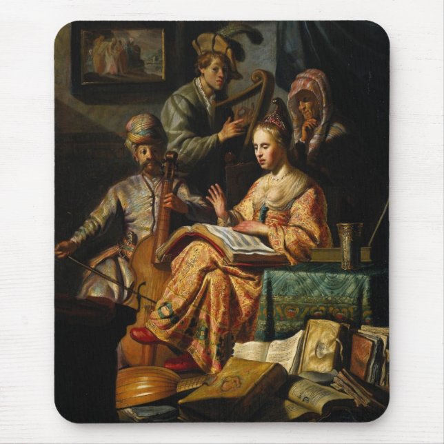 Musical Allegory Mouse Mat (Front)