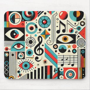 Musical and Artistic Elements Mouse Mat