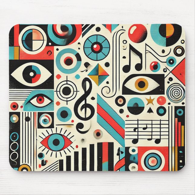 Musical and Artistic Elements Mouse Mat (Front)