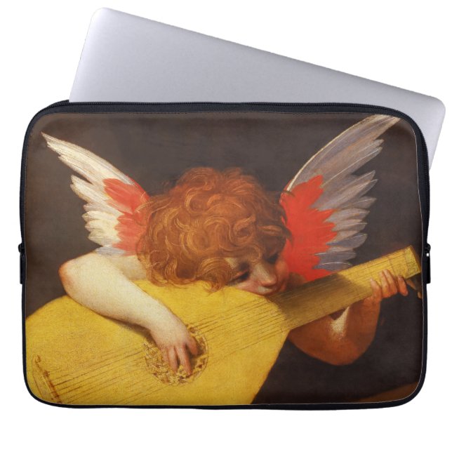 Musical Angel Vintage Laptop Sleeve (Front)