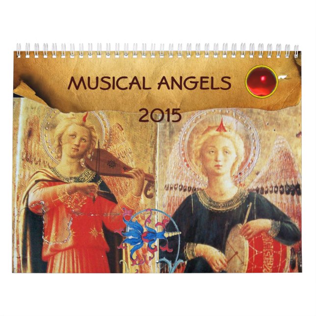 MUSICAL ANGELS  FINE ART COLLECTION   2015 CALENDAR (Cover)