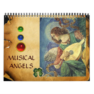 MUSICAL ANGELS  FINE ART COLLECTION   2017 CALENDAR