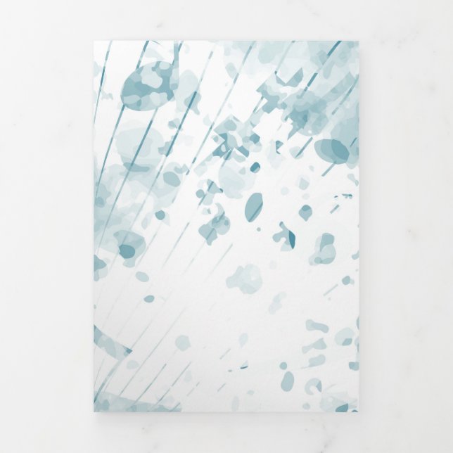 Musical Atmosphere 5 Tri-Fold Holiday Card (Cover)