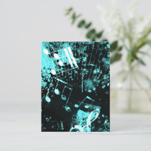 Musical Atmosphere 6 Holiday Postcard