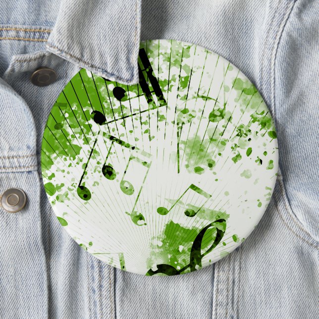 Musical Atmosphere 7 6 Cm Round Badge (In Situ)