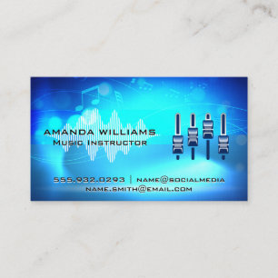 Musical Background   Channel Controller Business Card