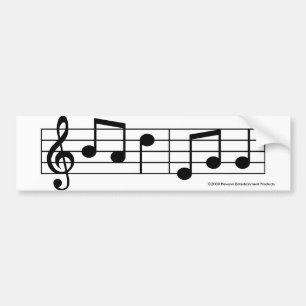 Musical Bad Egg Bumper Sticker