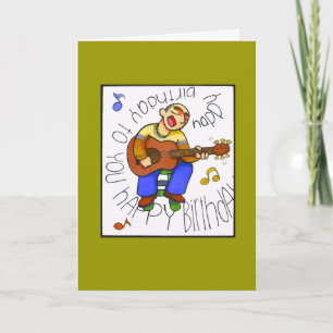 "musical birthday" card