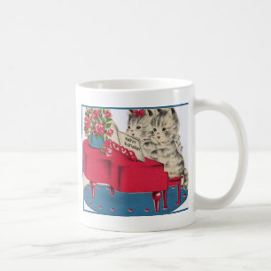 Musical Birthday Kittens Coffee Mug