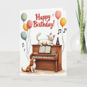 Musical Birthday Pets Card