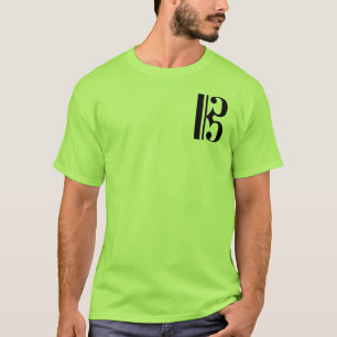 Musical Black C Clef T-Shirt