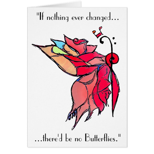 Musical Butterfly Card (Front)