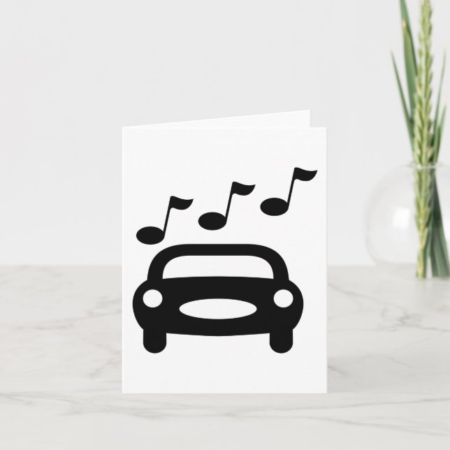 Musical Car Card (Front)