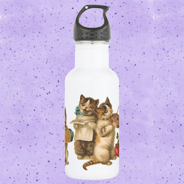 Musical Cats 532 Ml Water Bottle (Creator Uploaded)