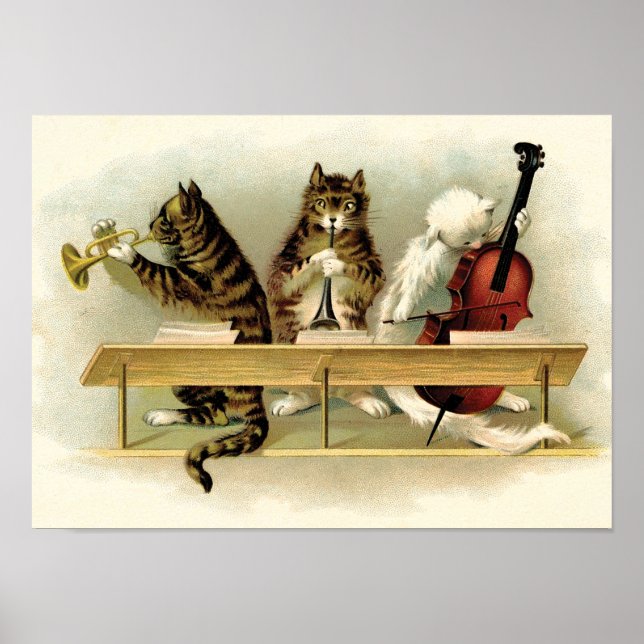 Musical Cats Print (Front)