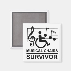 MUSICAL CHAIRS - SURVIVOR MAGNET