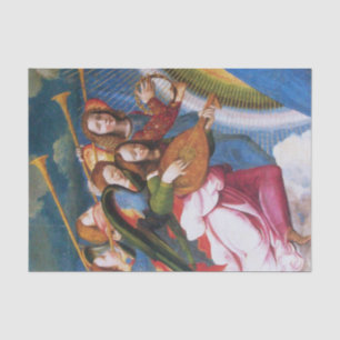 MUSICAL CHRISTMAS ANGELS TISSUE PAPER