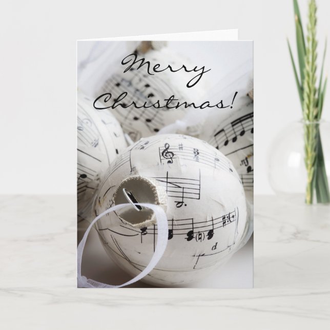 Musical Christmas card (Front)